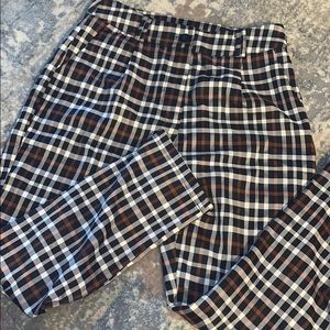Plaid pants! Worn once